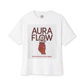 Aura Flow Period Poverty Disruptor, Unisex Oversized Boxy Tee