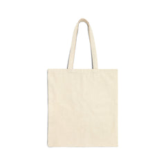 Aura Flow Canvas Tote Bag — Retro Pink Typography Market Tote