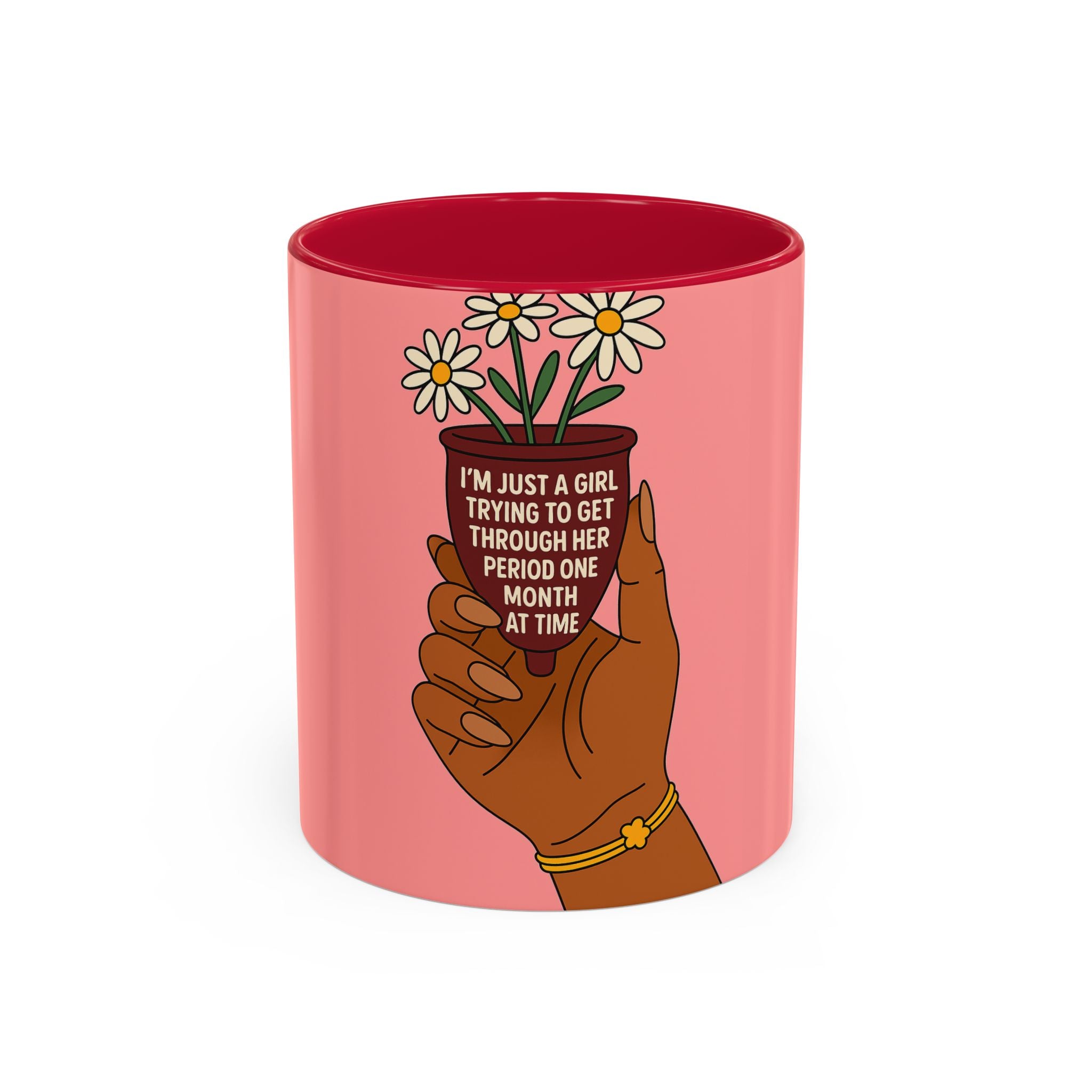 Menstrual Cup Mug - Colorful 11oz & 15oz Coffee Cup for Her