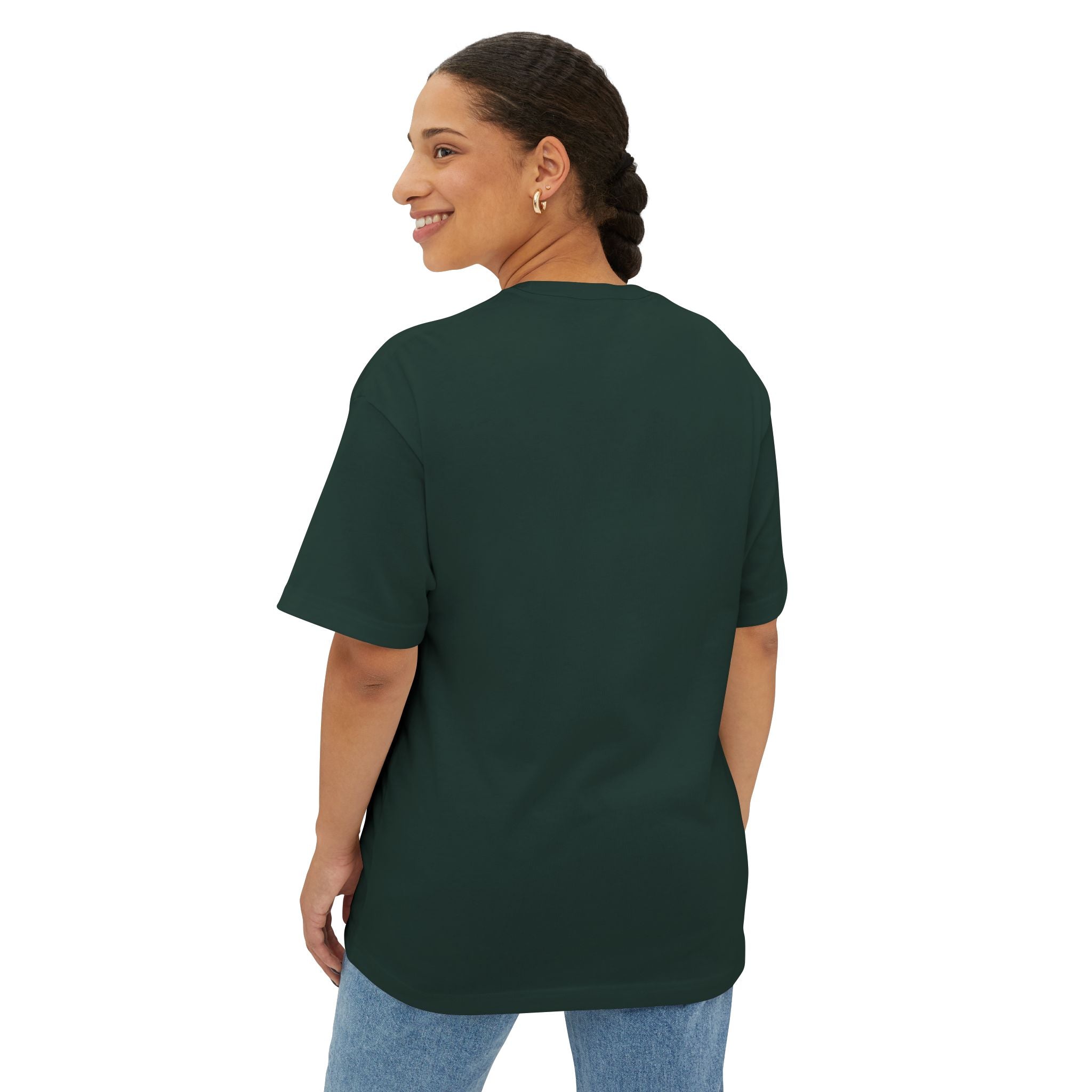 Aura Flow Period Poverty Disruptor, Unisex Oversized Boxy Tee