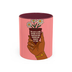 Menstrual Cup Mug - Colorful 11oz & 15oz Coffee Cup for Her