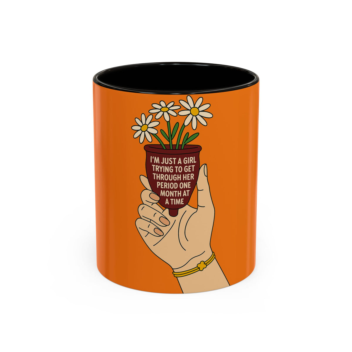 Menstrual Cup Mug - Colorful 11oz & 15oz Coffee Cup for Her