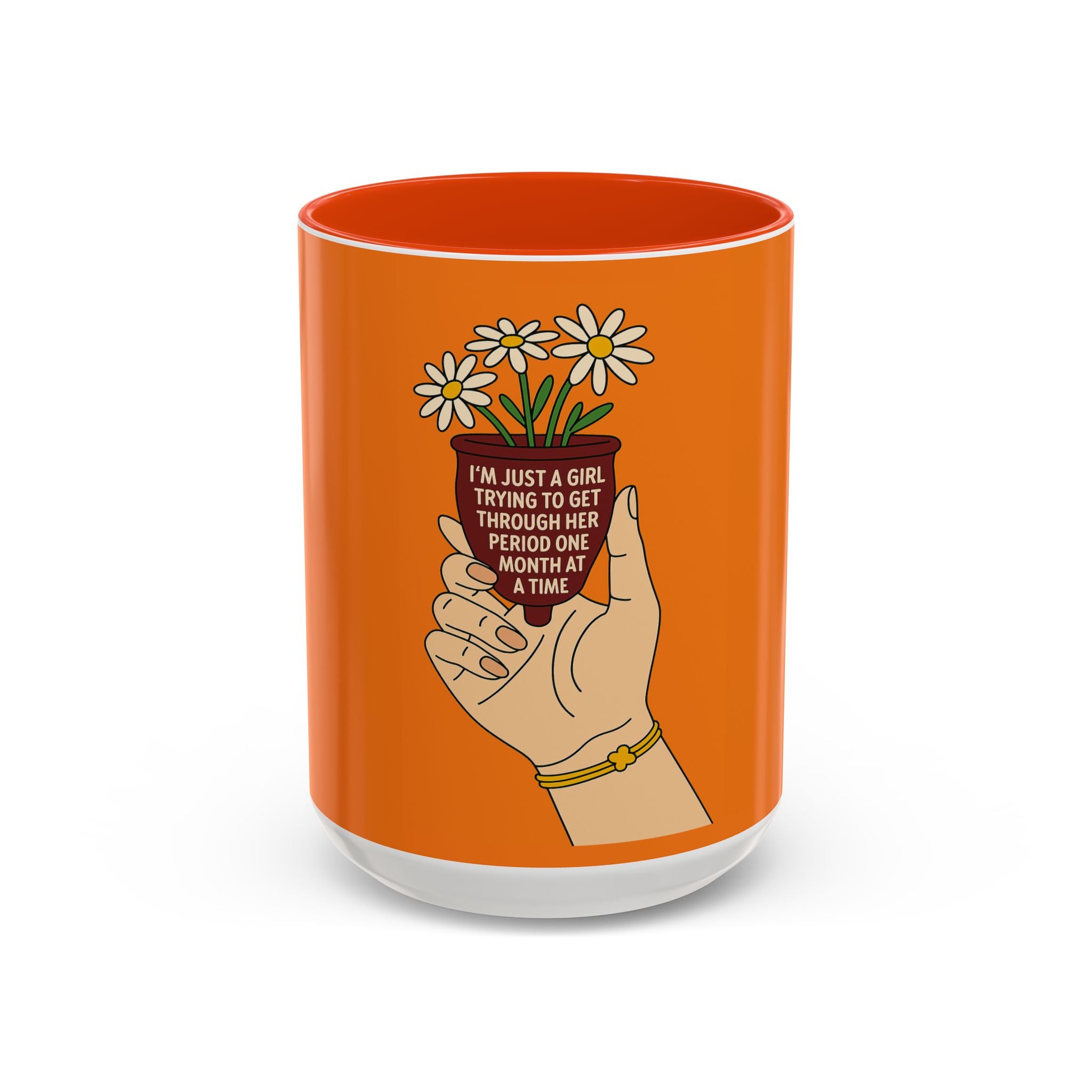 Menstrual Cup Mug - Colorful 11oz & 15oz Coffee Cup for Her