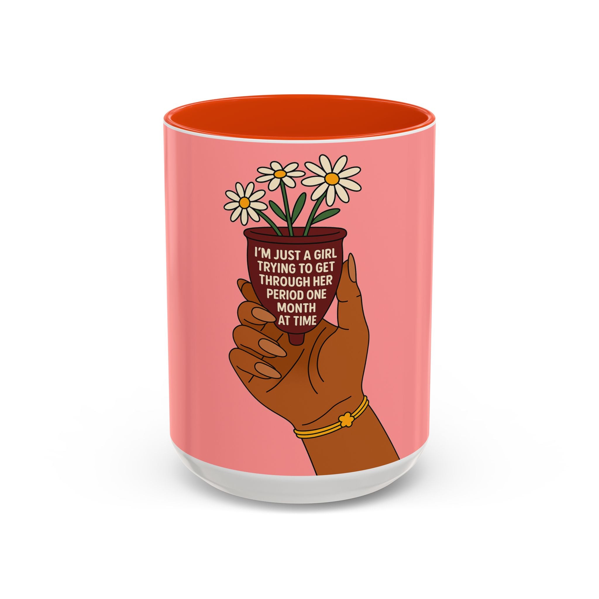 Menstrual Cup Mug - Colorful 11oz & 15oz Coffee Cup for Her