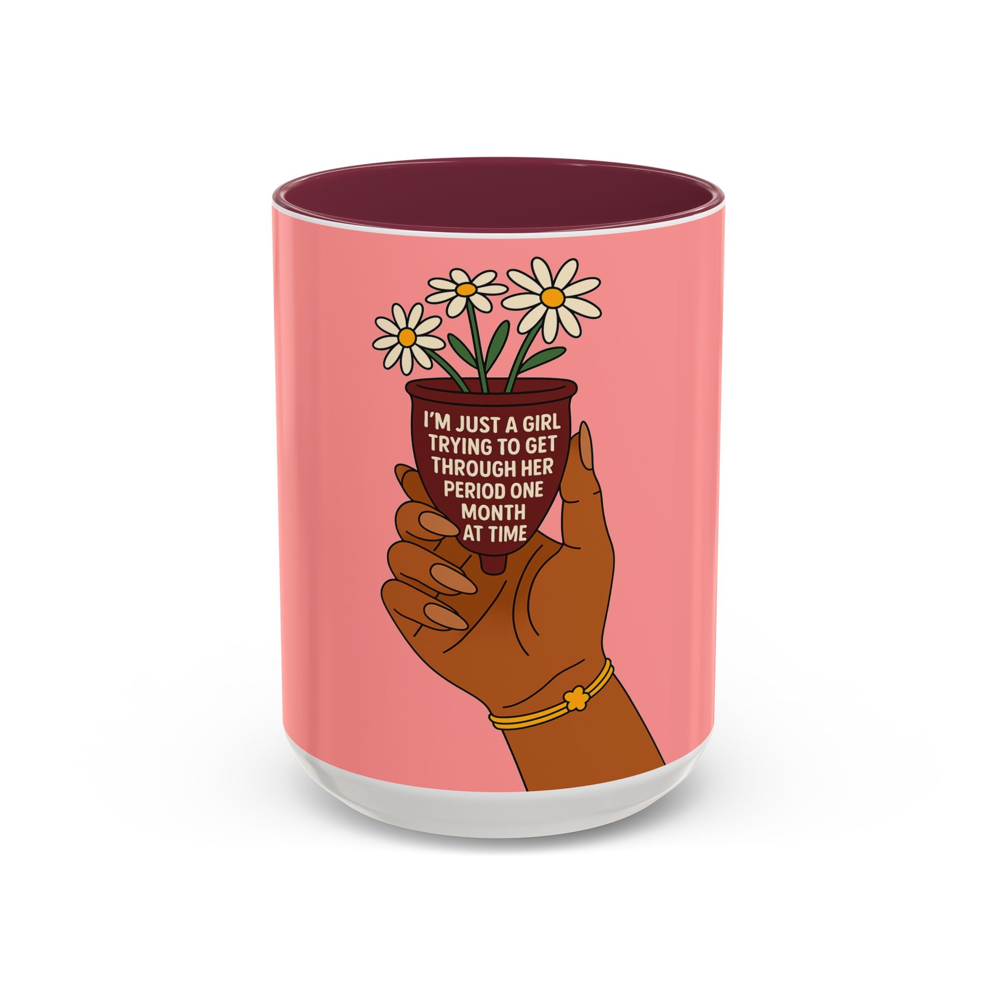 Menstrual Cup Mug - Colorful 11oz & 15oz Coffee Cup for Her