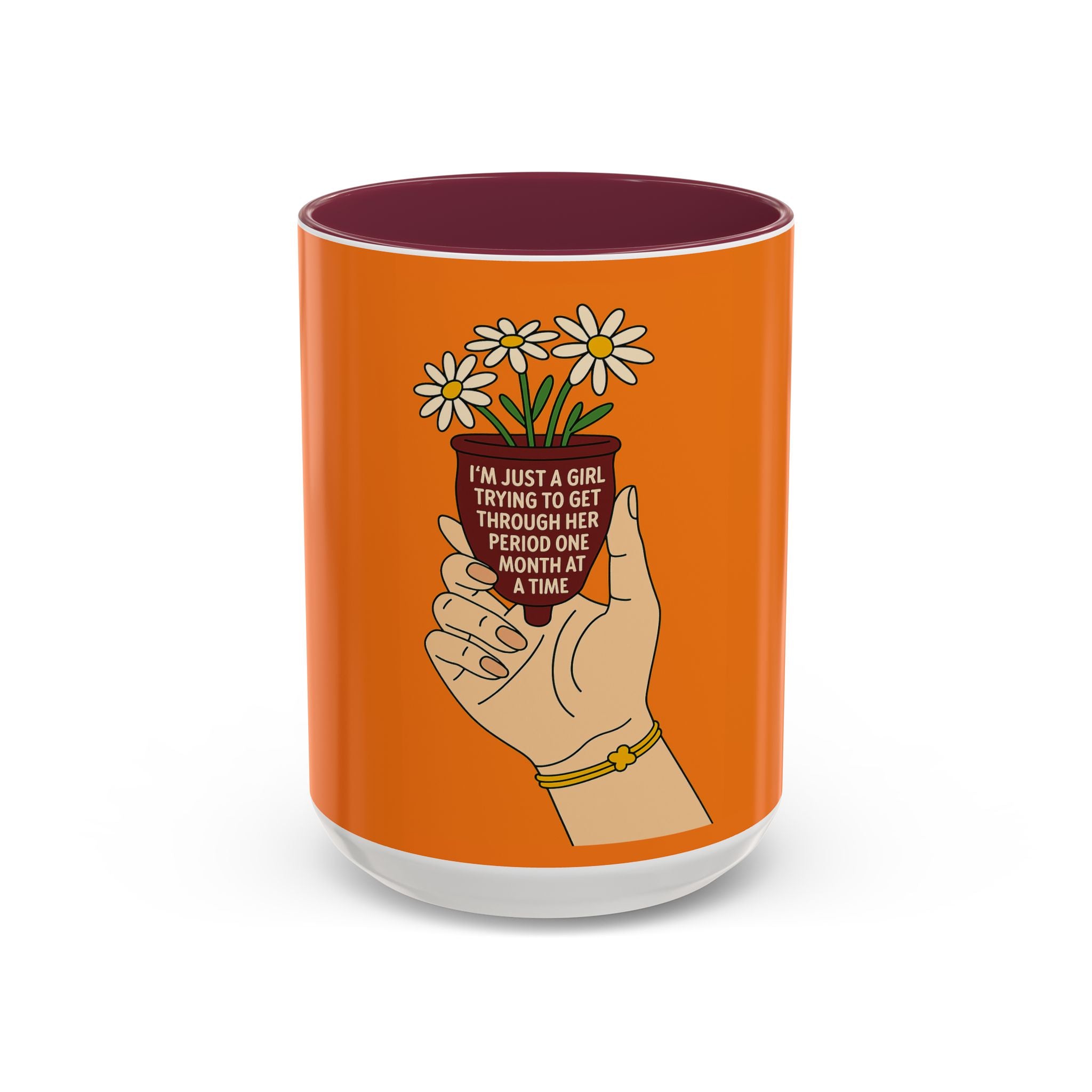 Menstrual Cup Mug - Colorful 11oz & 15oz Coffee Cup for Her