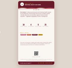 Aura Flow Menstrual Health Flash Cards – Volume 01 (Physical Deck) PRE-ORDER NOTICE